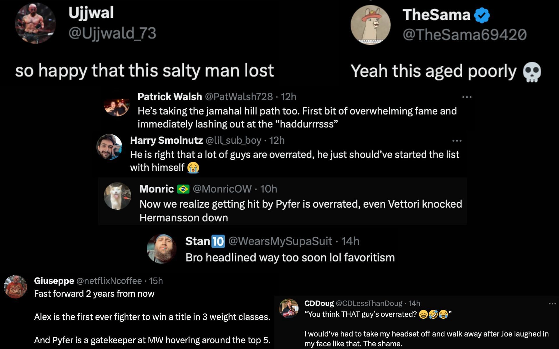 "Aged Poorly," "Salty Man" - Fans React To Joe Pyfer Calling Alex ...