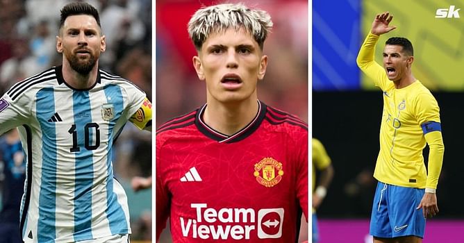“Ronaldo is not going to like that” - Alejandro Garnacho told by fan he could upset Manchester United hero with his Lionel Messi comment