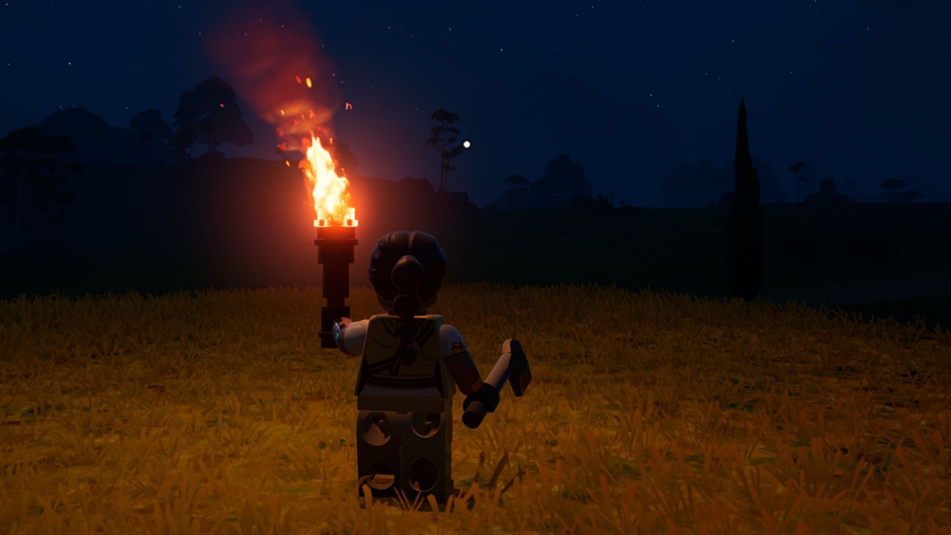 Torches keep you warm as well. (Image via Epic Games)