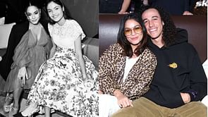 Cole Tucker's wife Vanessa Hudgens bumps into ex-US Open champion Emma Radacanu at lavish hotel opening in Dubai
