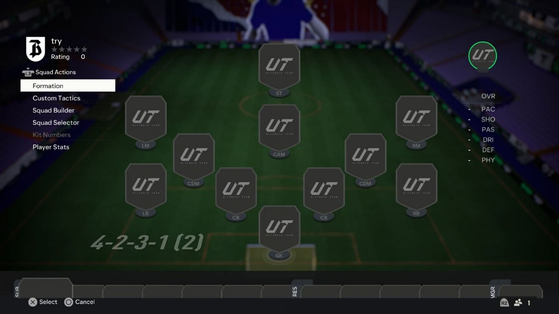 4-2-3-1 (2) is one of the best EA FC 24 defensive formations and the most dynamic setup in the list (Image via EA Sports)