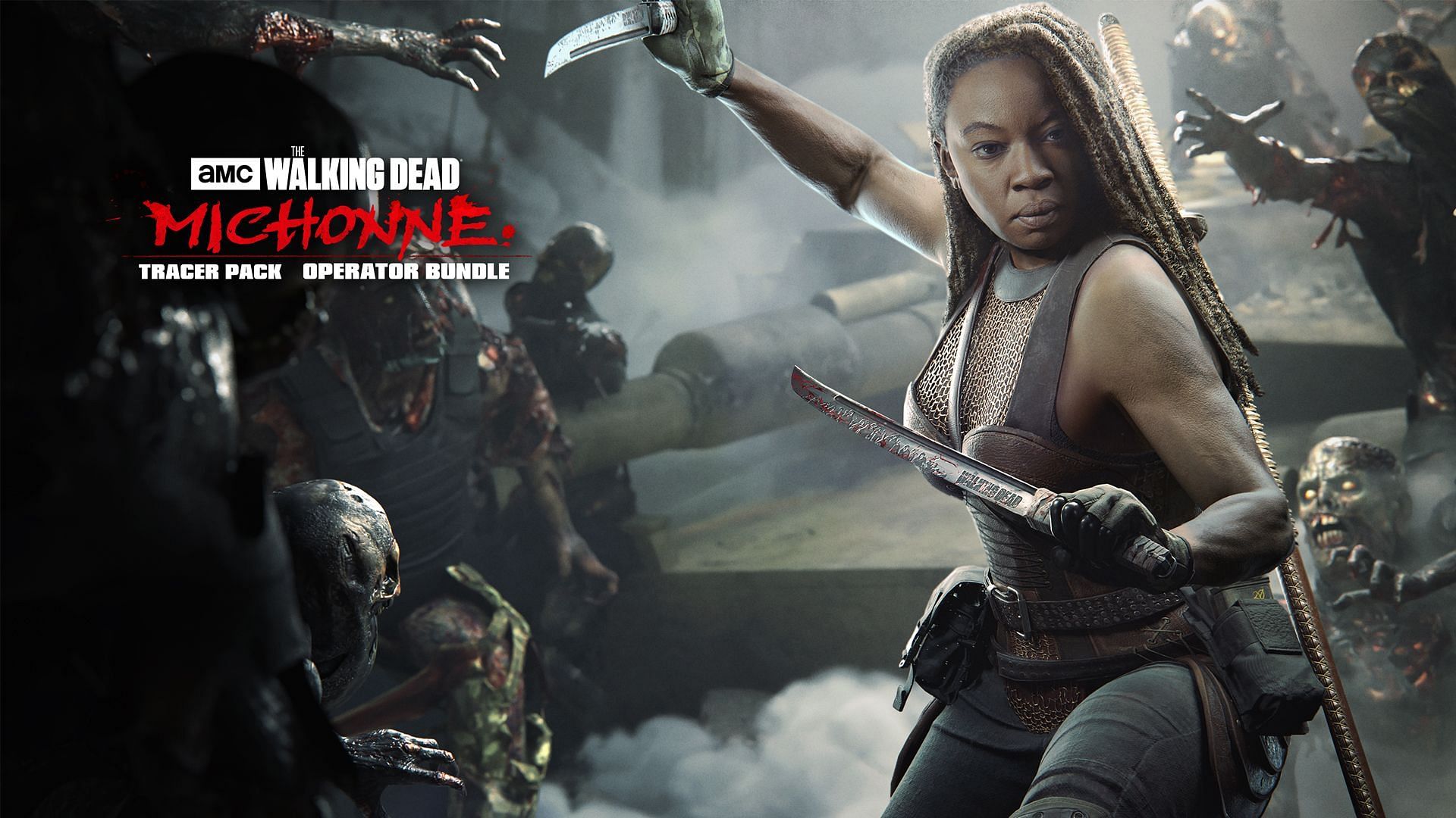 The Walking Dead Michonne operator bundle in Warzone and MW3