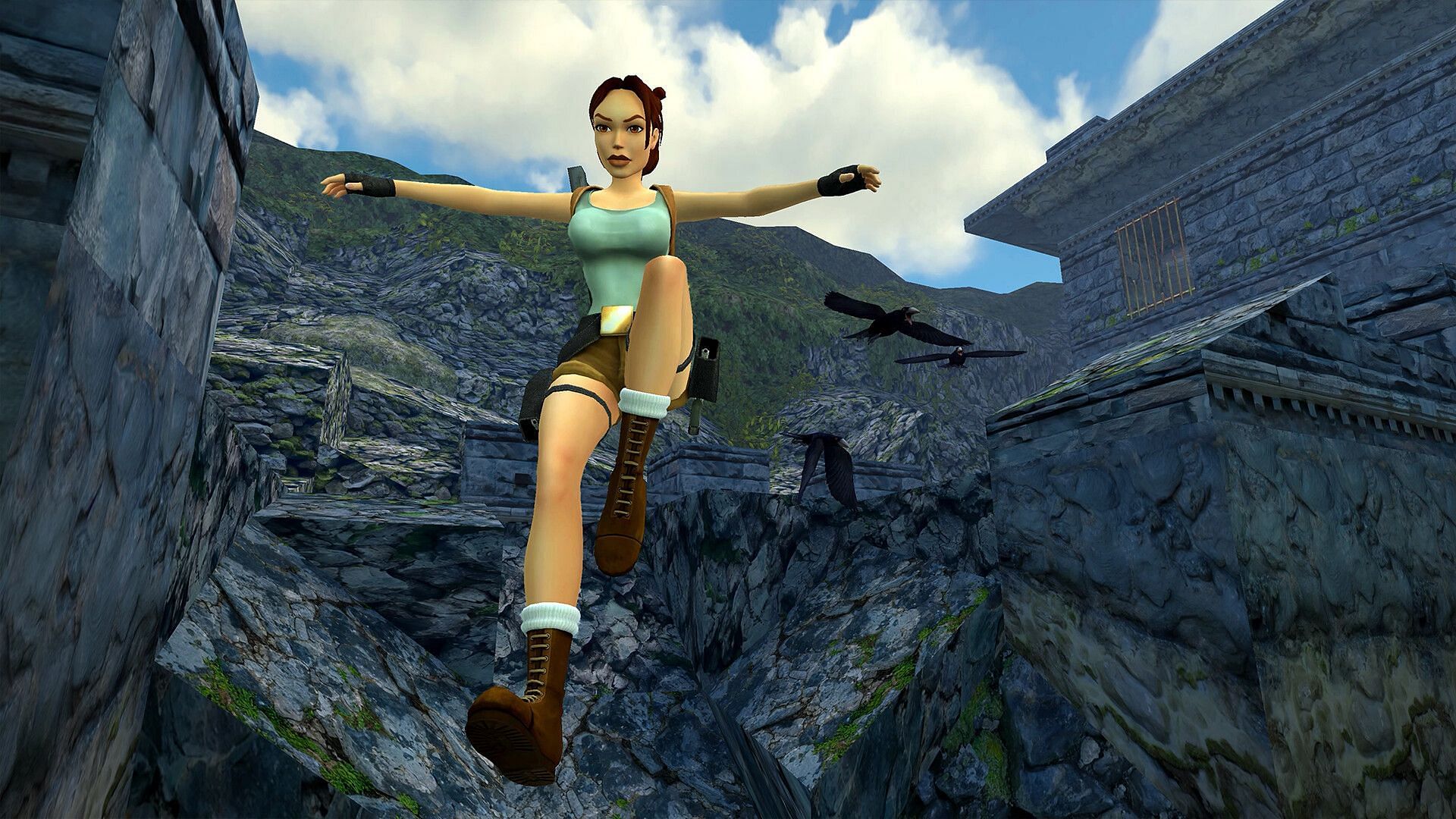 Players can switch graphics in Tomb Raider 1-3 Remastered on the fly (Image via Aspyr)