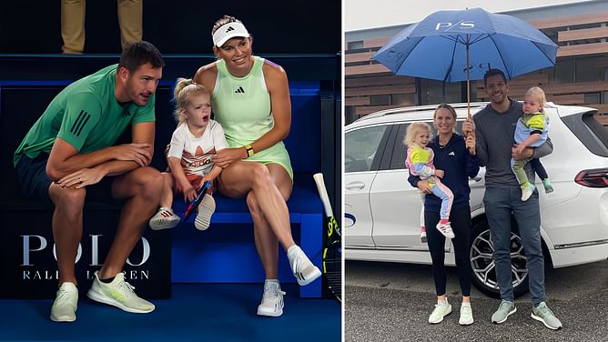 "James stole the show" - Caroline Wozniacki reacts as 1-year-old son steals the spotlight from sister Olivia during her soccer practice