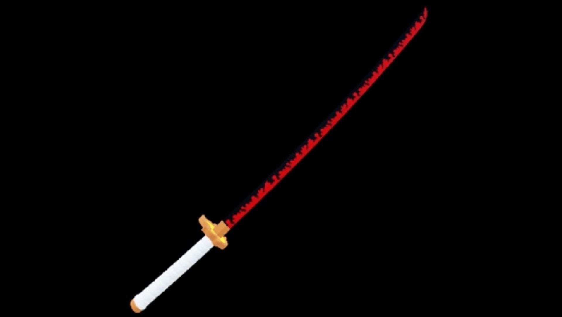 Rengoku is one of the strongest swords in Roblox Blox Fruits (Image via Blox Fruits Wiki / Edited by Sportskeeda)