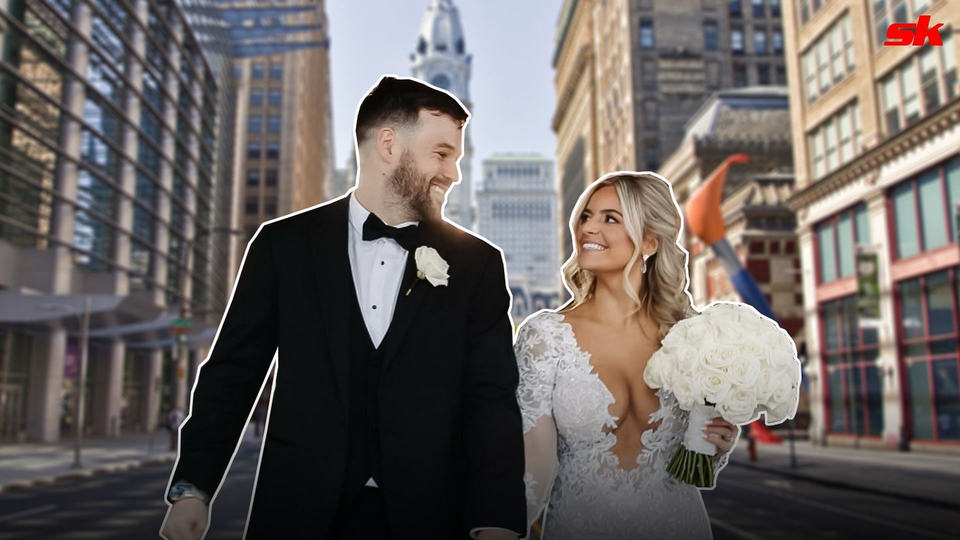 Astros outfielder Chas McCormick recently tied the knot in Philadelphia