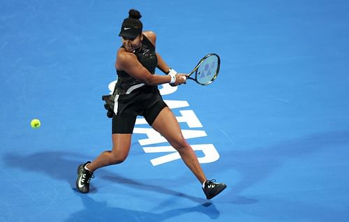 Naomi Osaka at the Qatar Open.