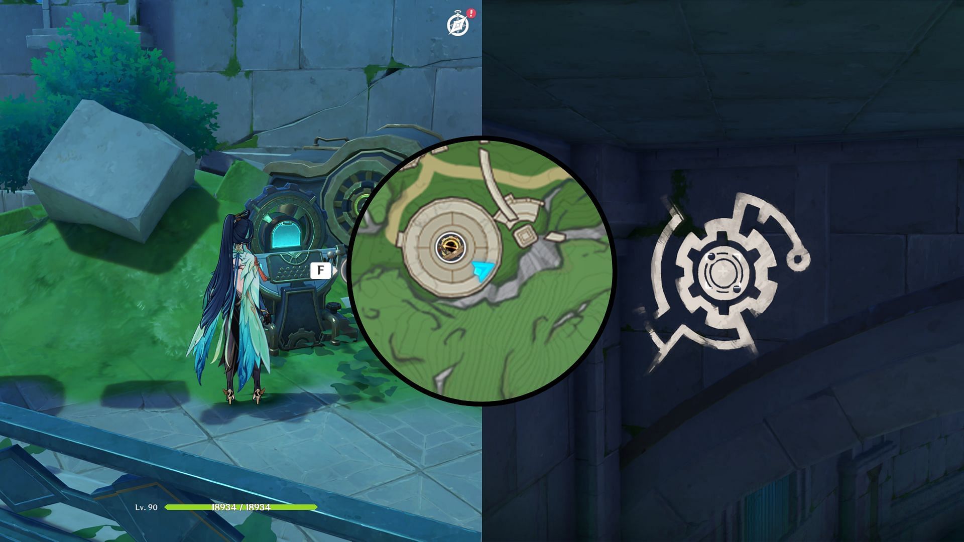 Third Cipher location (Image via HoYoverse)