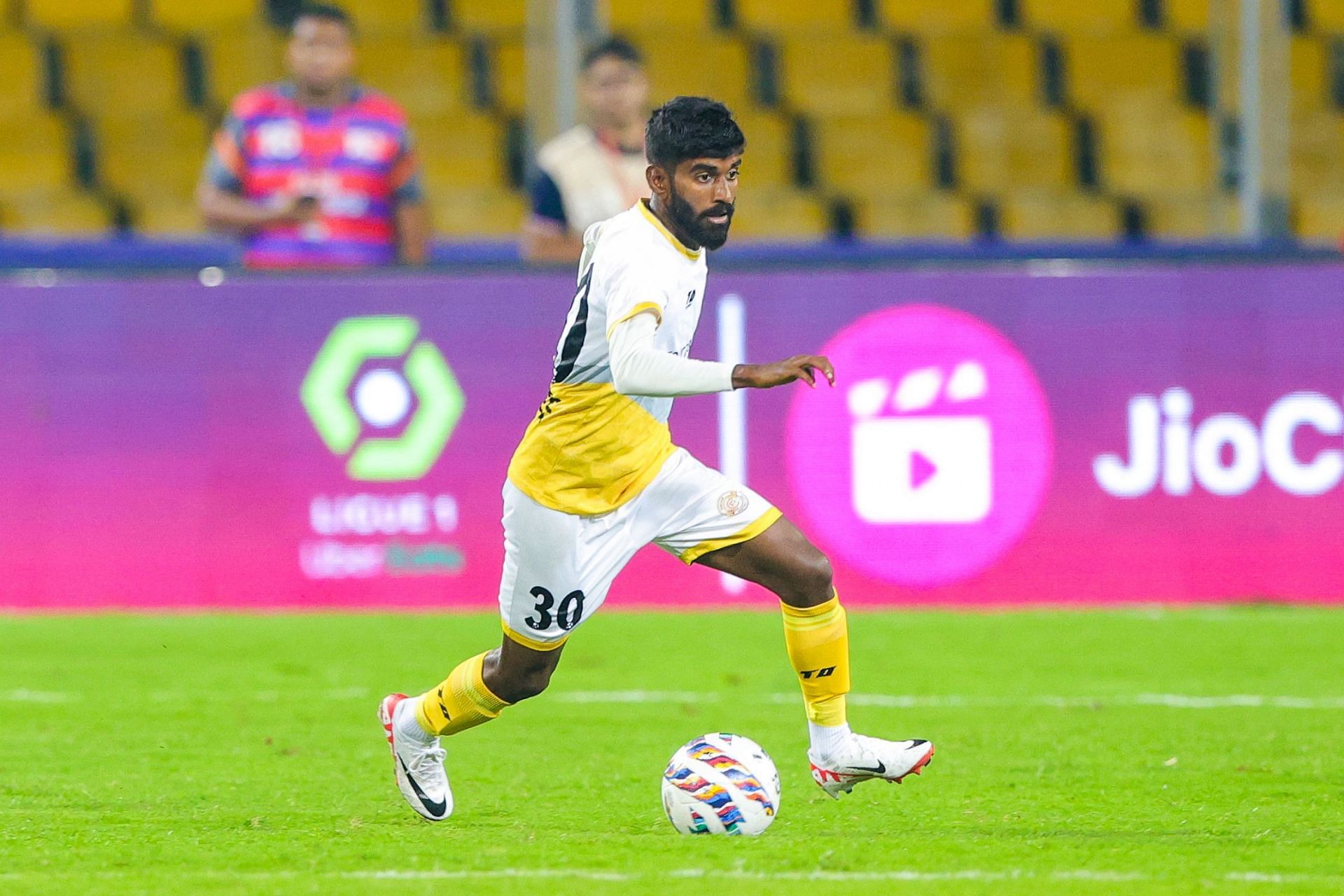 Kingslee Fernandes in action for Punjab FC this season. 