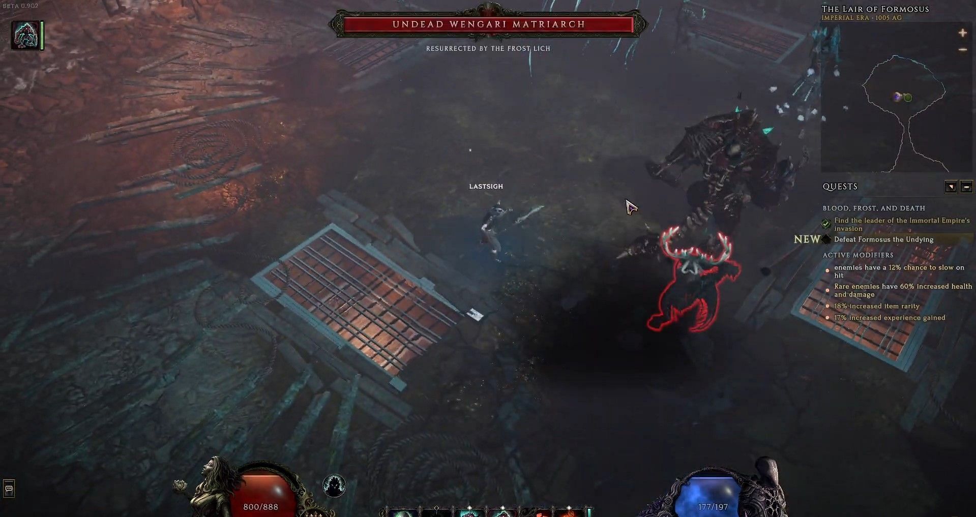 Blood, Frost, and Death boss (Image via GamereaperYT)