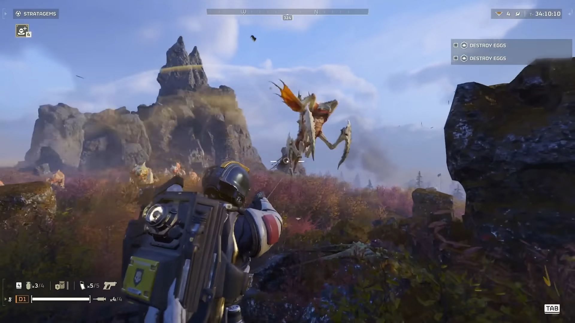 Hunters can leap at you from great distances (Image via Sony Interactive Entertainment || YouTube/DomsM Roundtable)