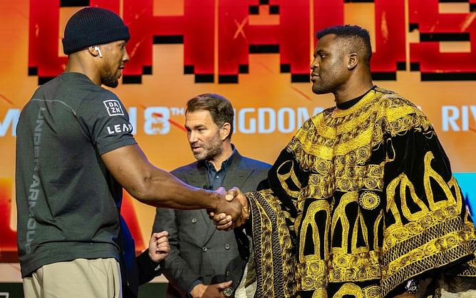 “I don’t believe he has that strength” - Francis Ngannou makes bold prediction, says he will take Anthony Joshua’s “soul” in Saudi Arabia