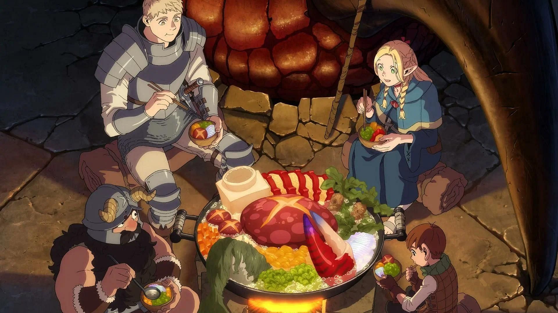 Подземелье вкусностей dungeon. Подземелье вкусностей (Dungeon Meshi). Фарлин Dungeon Meshi.