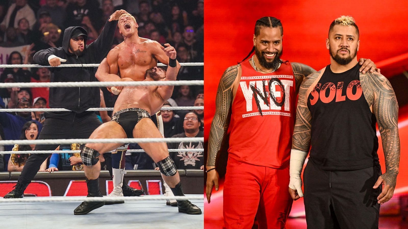 Solo Sikoa and Jimmy Uso showed up on RAW this week!