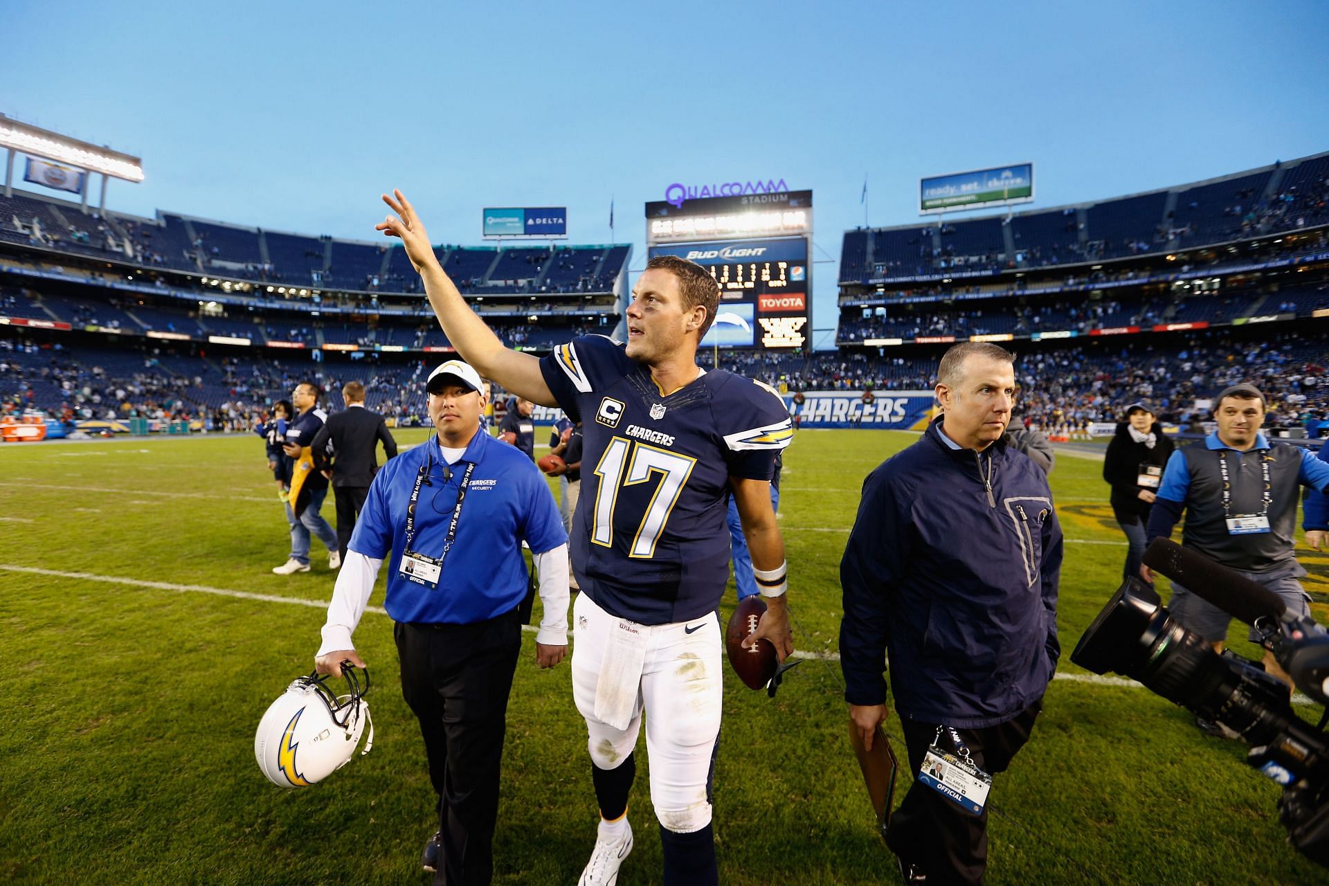 Philip Rivers at Miami Dolphins v San Diego Chargers
