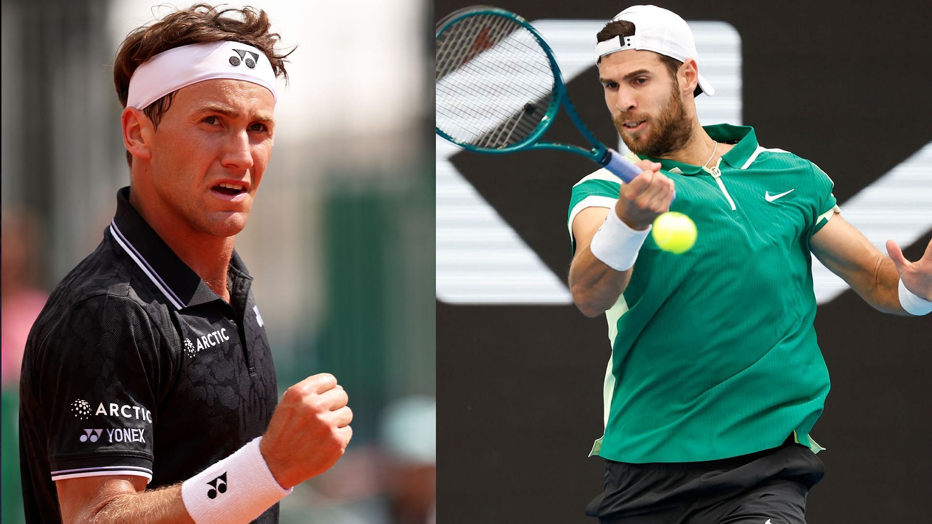 Casper Ruud and Karen Khachanov will be in action at their respective tournaments on Saturday.
