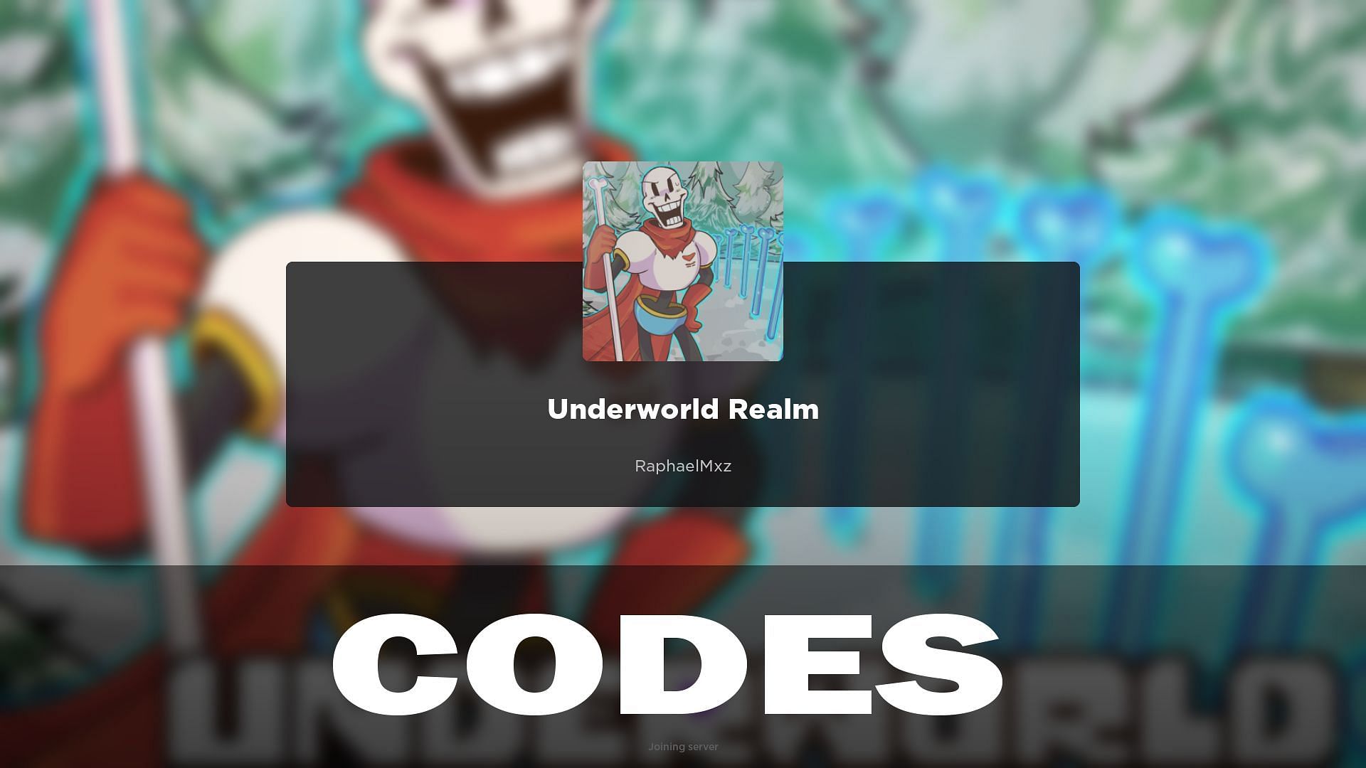 Underworld Realm codes
