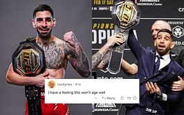 "I have a feeling this won’t age well" - When Ilia Topuria changing his Instagram bio to 15-0 months before UFC 298 had fans doubting him