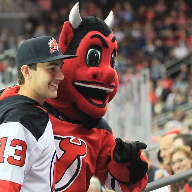 What is New Jersey Devils mascot N.J. Devil salary?