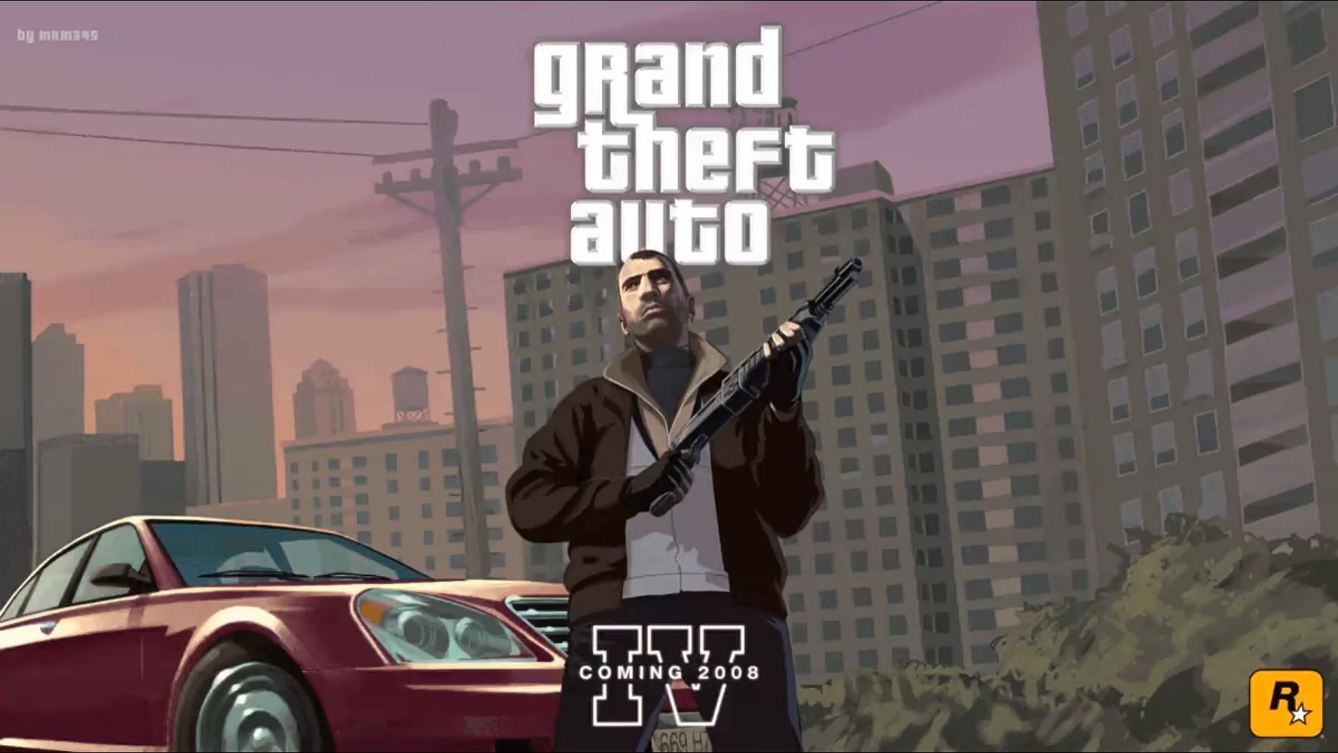 The Grand Theft Auto 4 cover art inspired by Grand Theft Auto 6 (Image via X/@mnm345x)