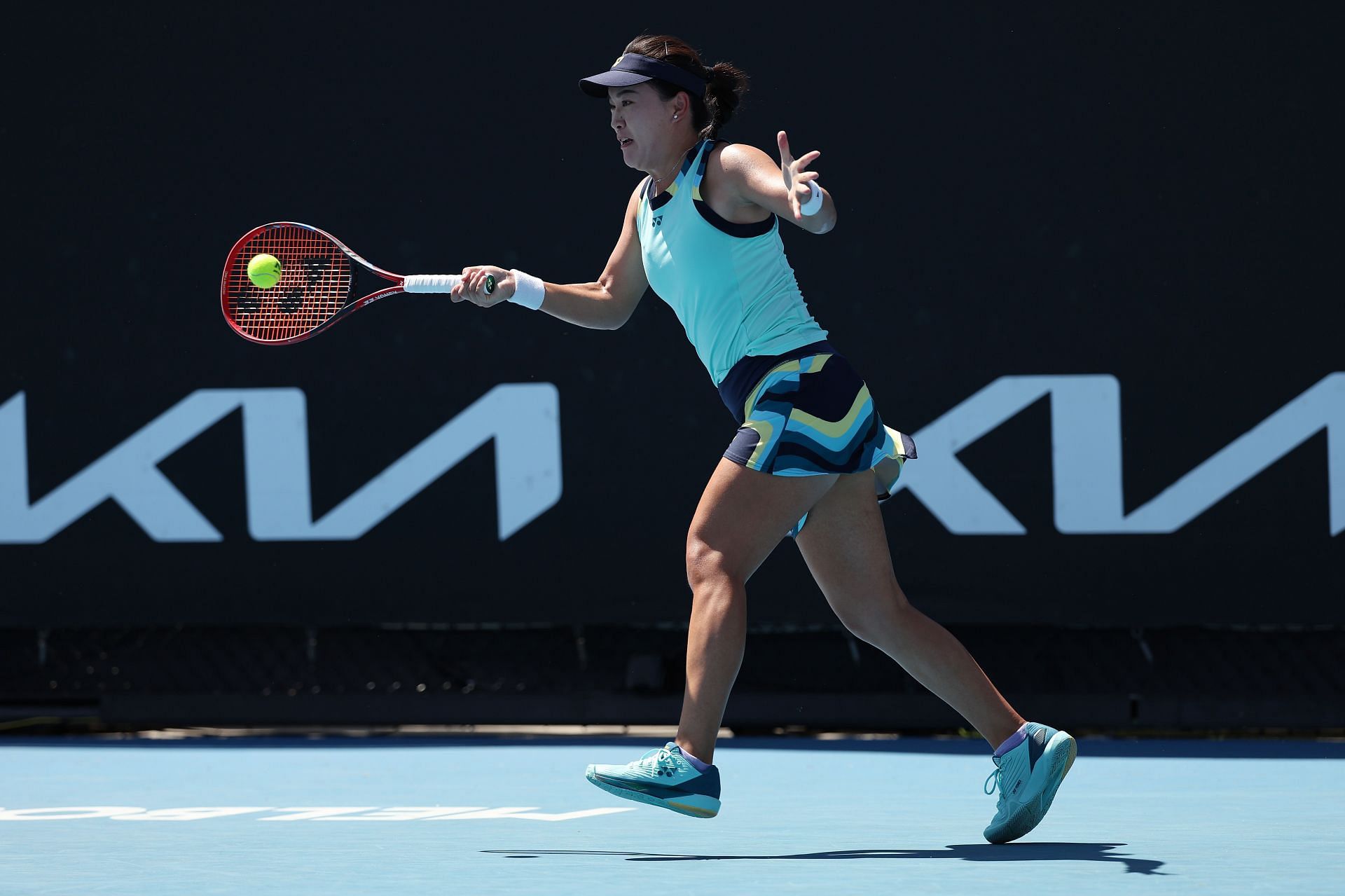 Zhu Lin of China at the 2024 Australian Open - Getty Images