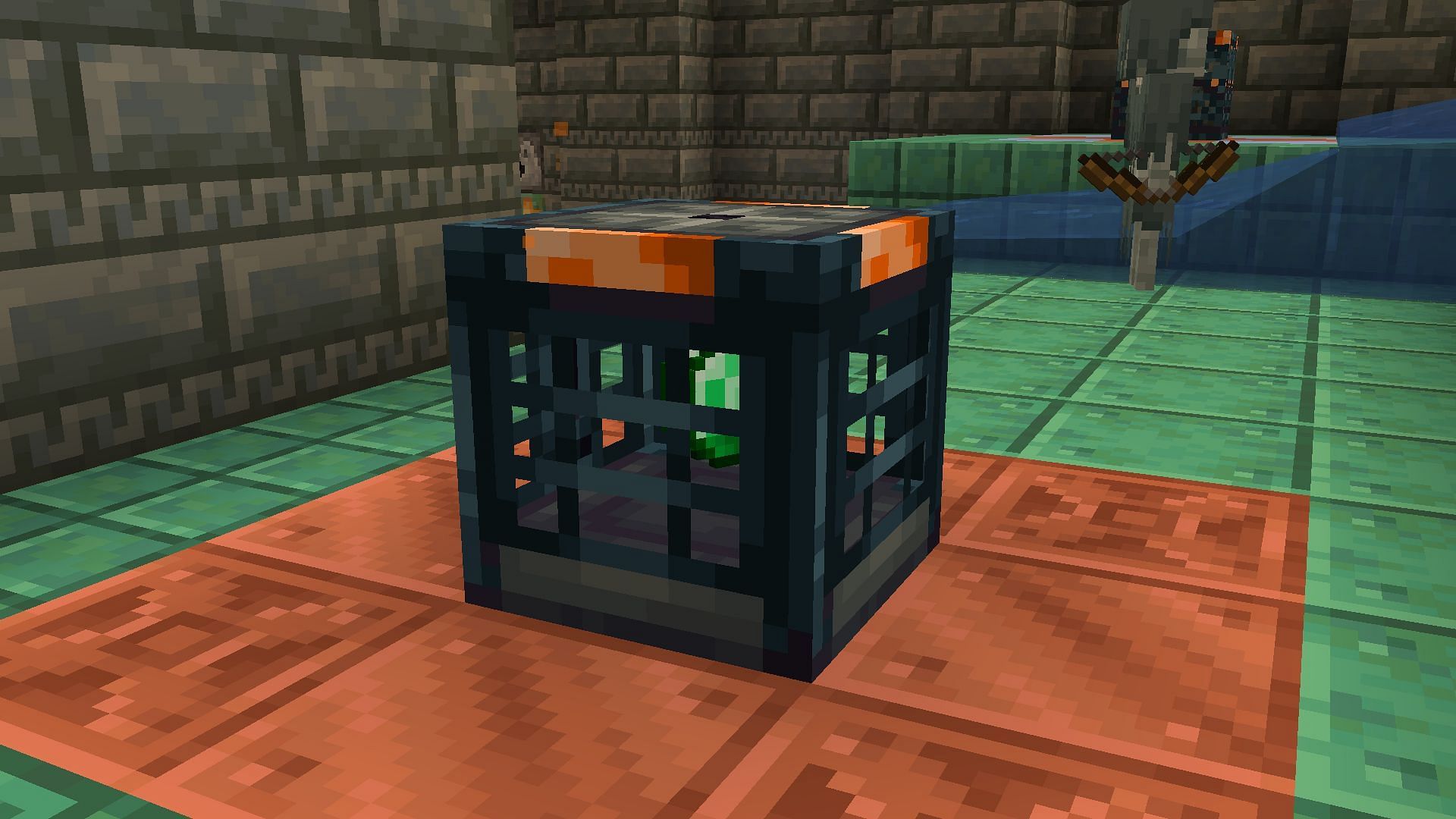 A vault block in the trial chambers (Image via Mojang)
