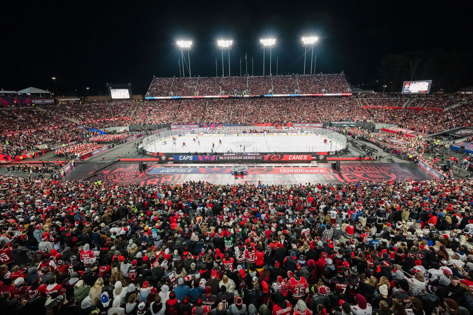 2023 Navy Federal Credit Union NHL Stadium Series - Raleigh - Washington Capitals v Carolina Hurricanes