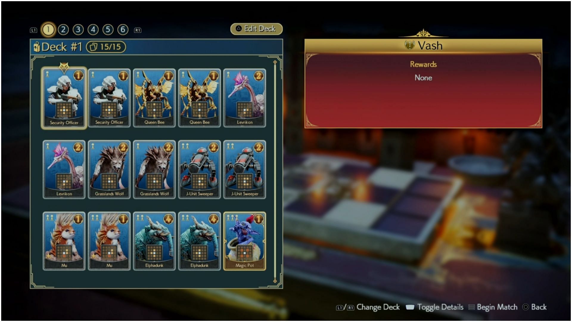 Just use the basic deck, it works well enough (Image via Square Enix)