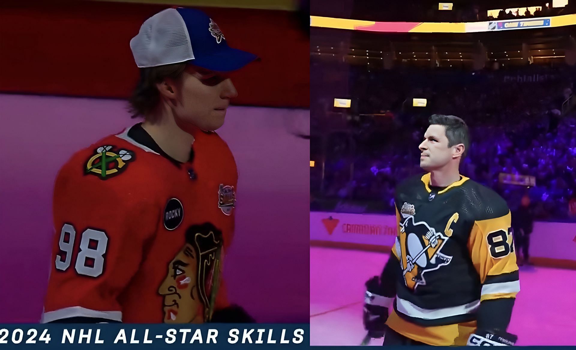 Watch: Connor Bedard makes special appearance alongside idol Sidney Crosby at NHL All-Star Skills competition