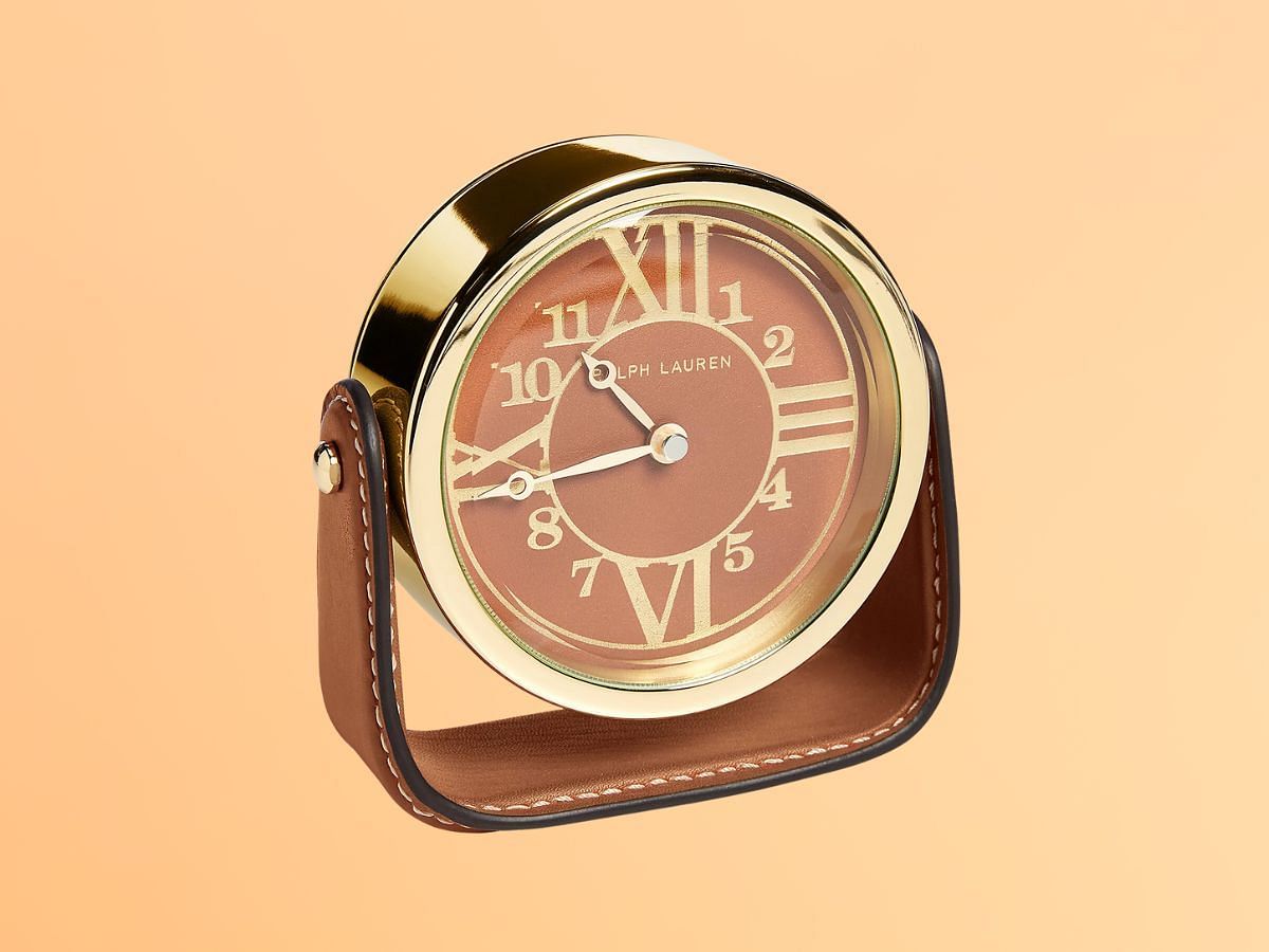 Ralph Lauren home decor item: Brennan Clock (Image via Ralph Lauren)