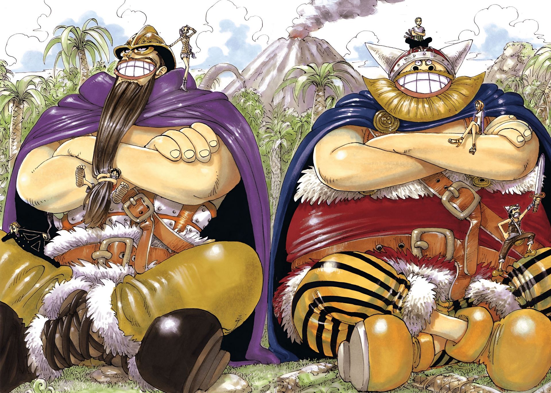 Dorry (left) and Brogy (right) as seen in the manga (Image via VIZ Media)