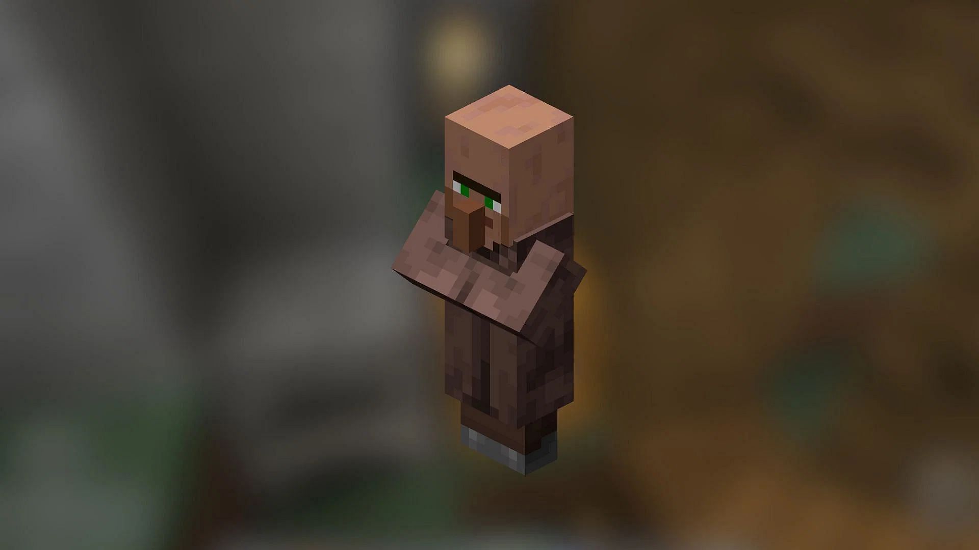 Hitting the villager by mistake (image via Mojang Studios)