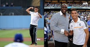 "Unbelievable... seeing all the magic you do on that soccer field" - When Magic Johnson was in complete awe of Cristiano Ronaldo at Dodger Stadium