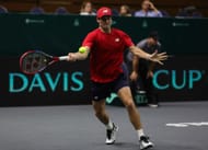 Tommy Paul in action for USA