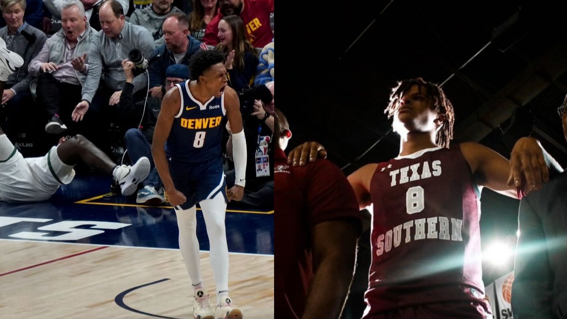 Denver Nuggets Peyton  Watson and Texas Southern