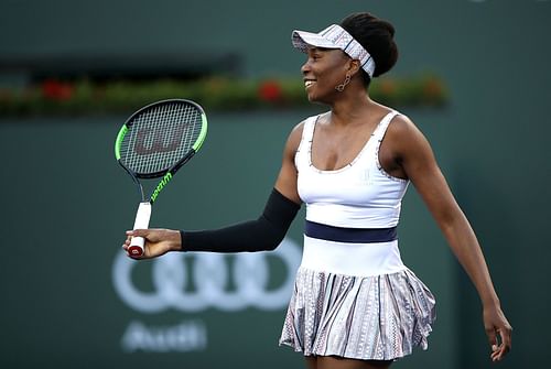 Venus Williams at the BNP Paribas Open.