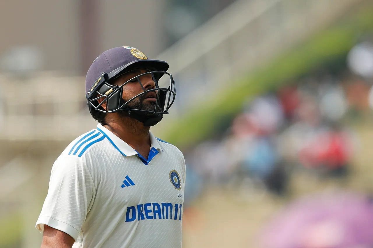 Rohit Sharma was dismissed by Tom Hartey in India