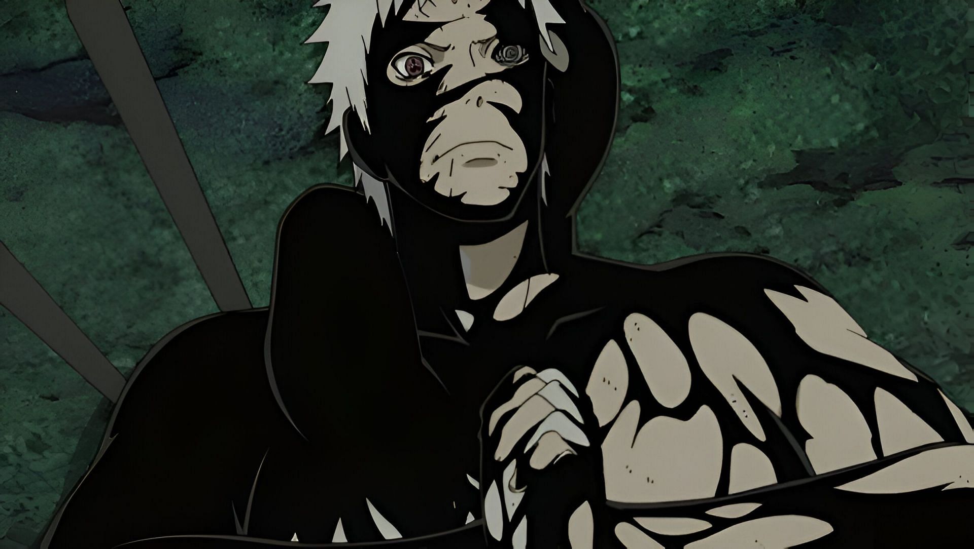 Obito being forced to revive Madara (Image via Studio Pierrot)