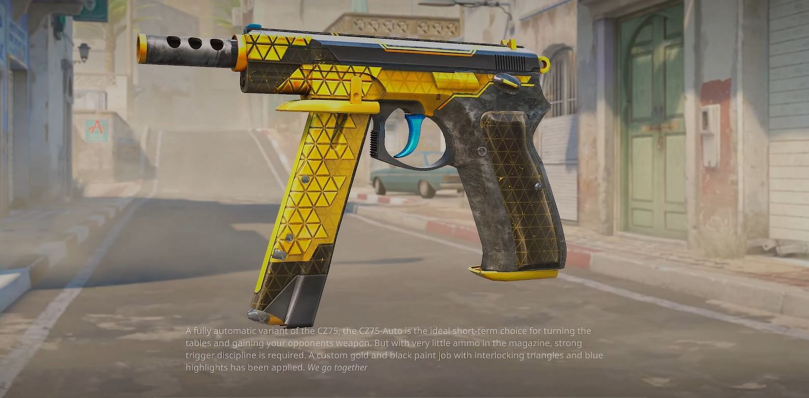 The CZ75-Auto Syndicate (Image via Valve || YouTube/covernant)