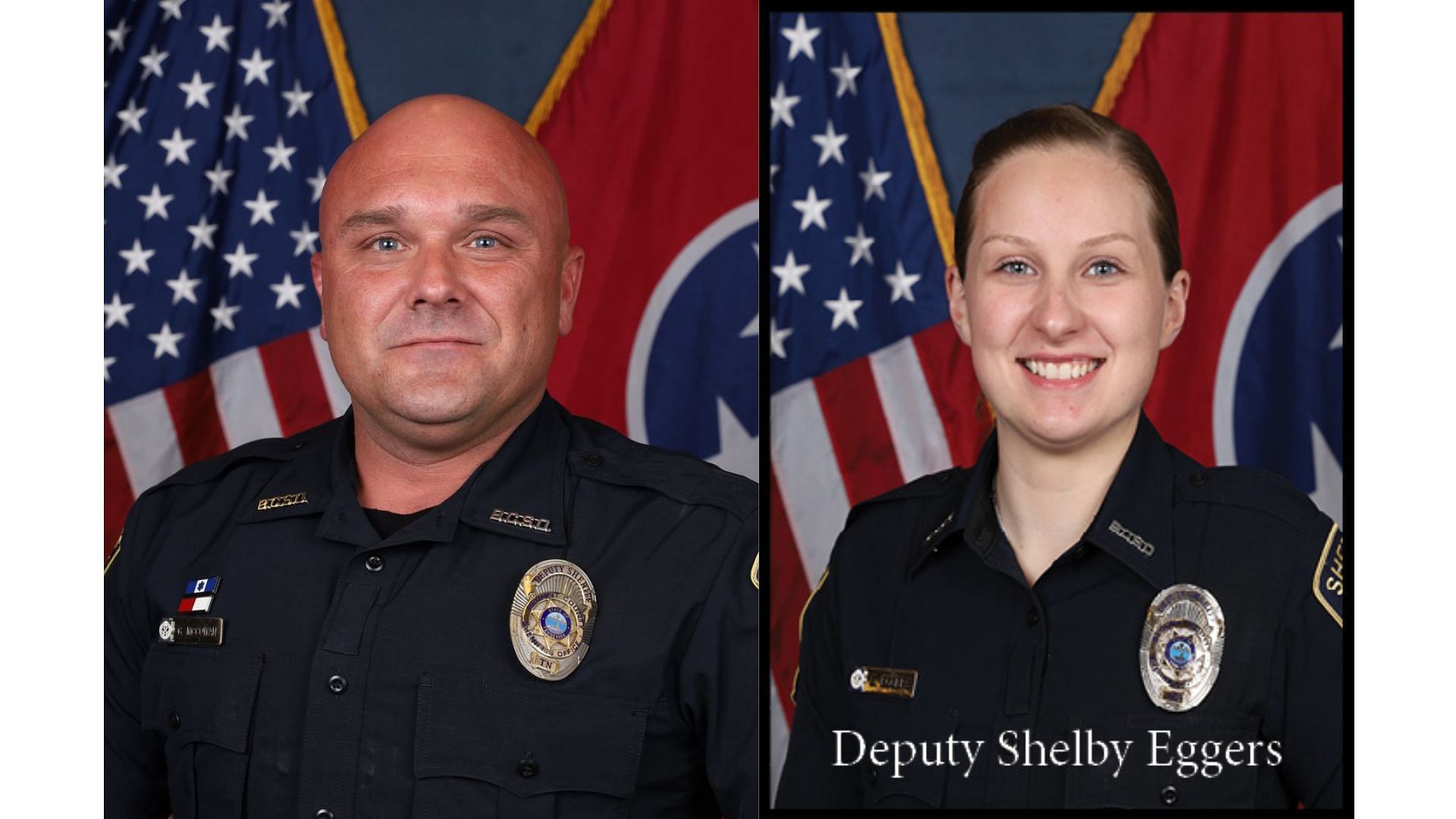 Deputy Greg McCowan and Deputy Shelby Eggers