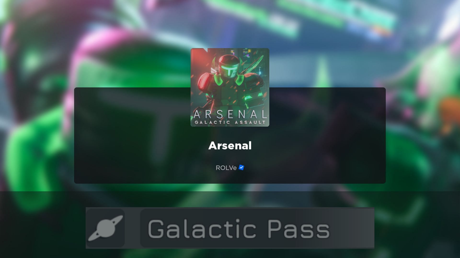 Galactic Pass in Roblox Arsenal