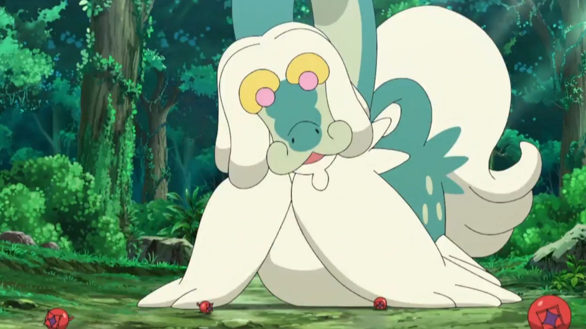 Drampa in the anime (Image via TPC)