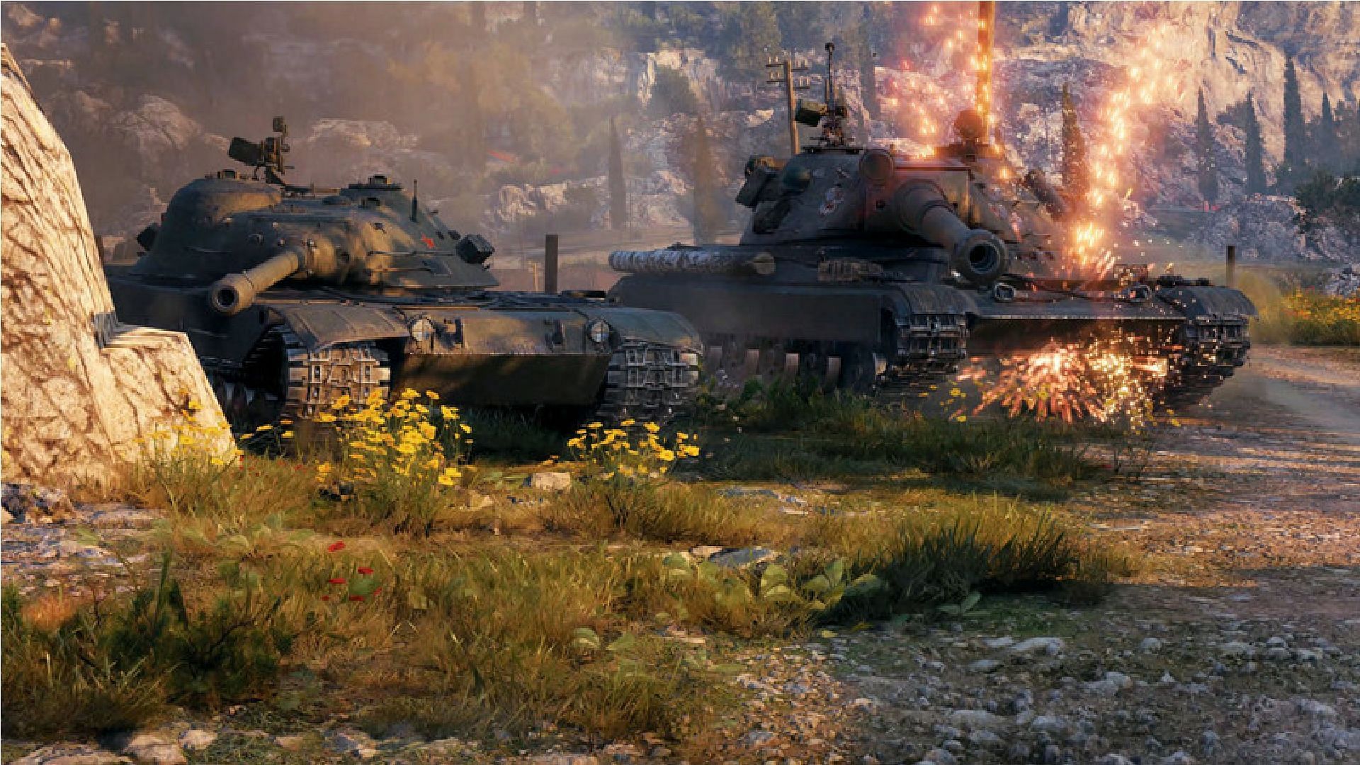 Tanks in World of Tanks (Image via Wargaming)