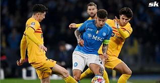 "Winnable match fumbled so hard" "Miserable outcome" - Fans react as Barcelona held to 1-1 draw by Napoli in the Champions League