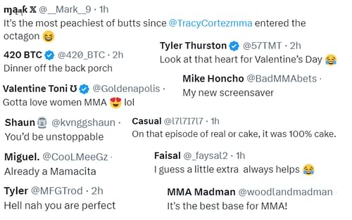 Fan reactions to Diana Belbita's comments on Mackenzie Dern