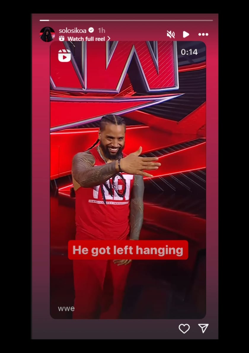 Solo Sikoa confirms he intentionally ignored 38-year-old WWE star on RAW