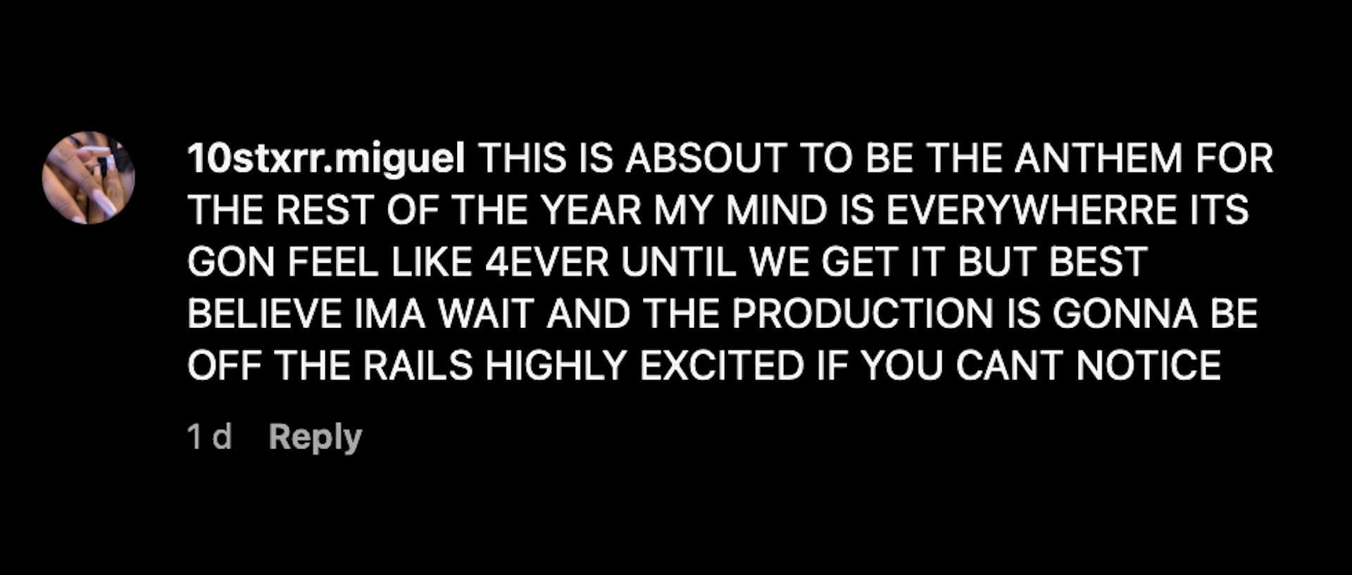 A fan reacts to the &#039;Robophobia&#039; announcement (Image via Instagram)