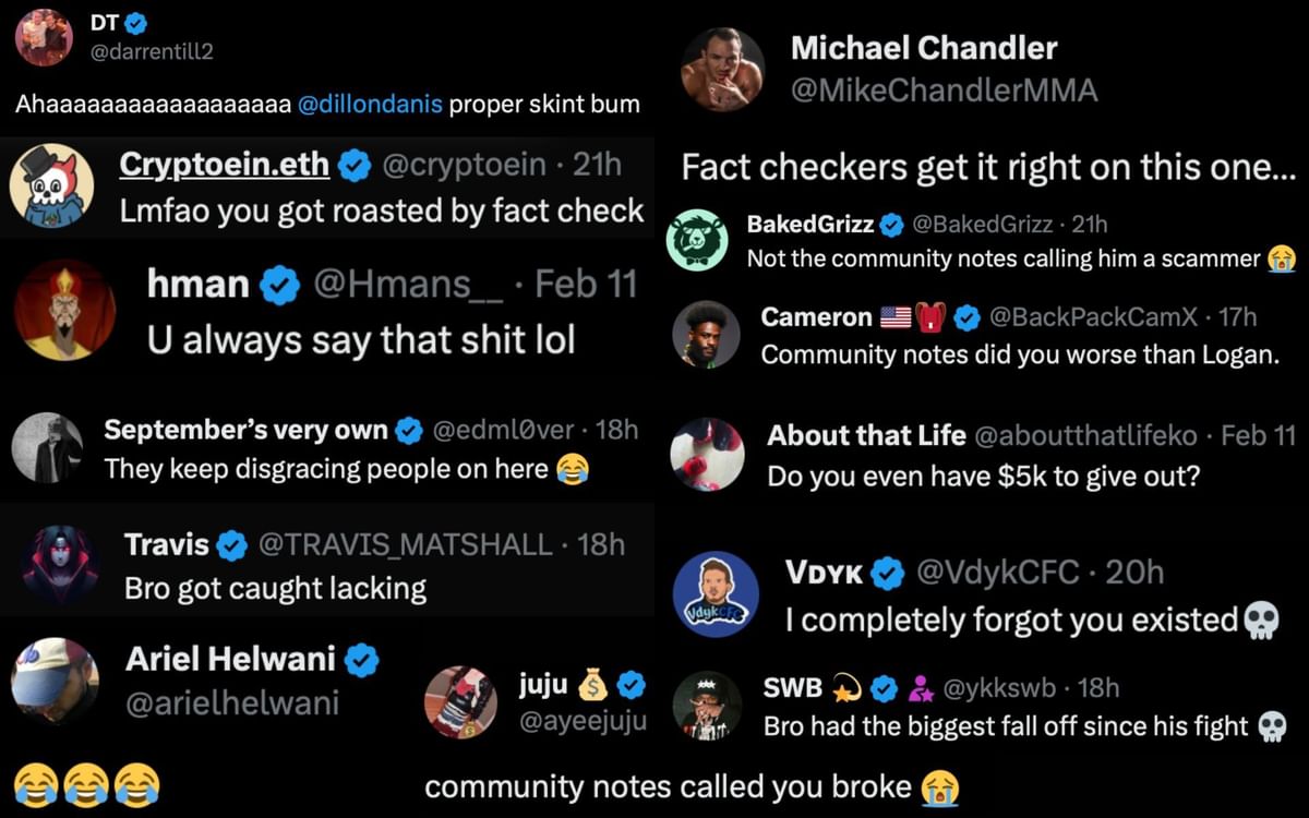 "Proper skint bum" Darren Till, Michael Chandler, and MMA fans roast