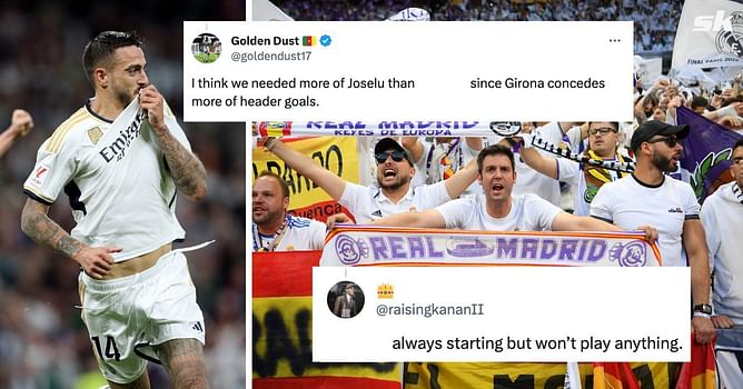 “Always starting but won’t play anything”, “We needed more” - Real Madrid fans unhappy with 23-year-old in starting line-up ahead of Joselu vs Girona