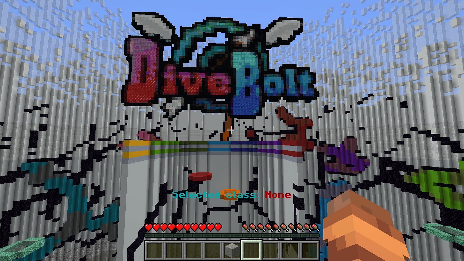 The DiveBolt spawn hub (Image via Mojang)